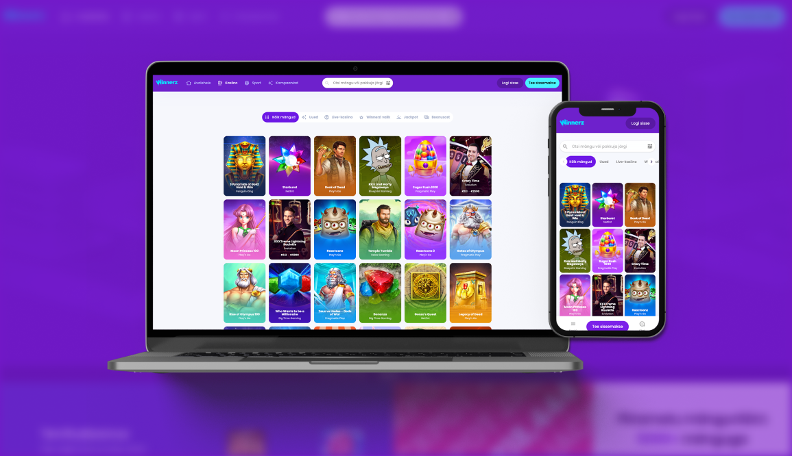 Winnerz Casino App-Screenshot